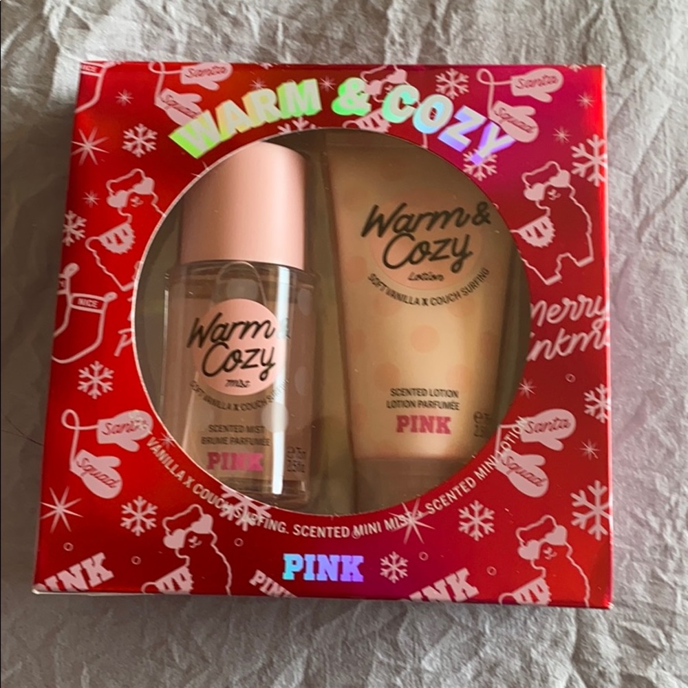 PINK warm and cozy mini
